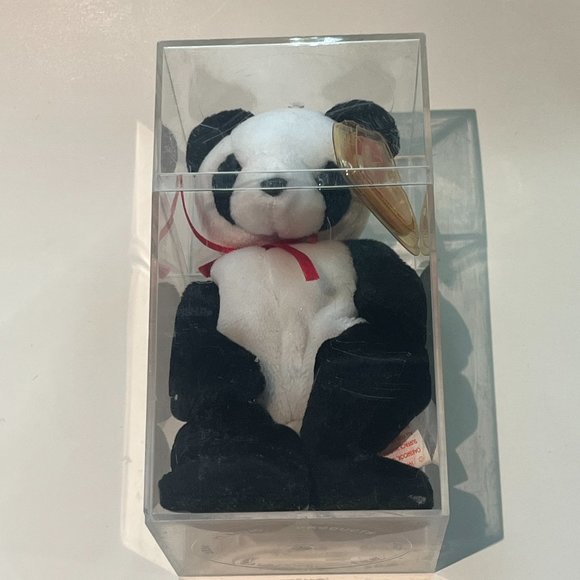 Fortune Panda Beanie Baby Fortune December 1997 RETIRED TY BEANIE